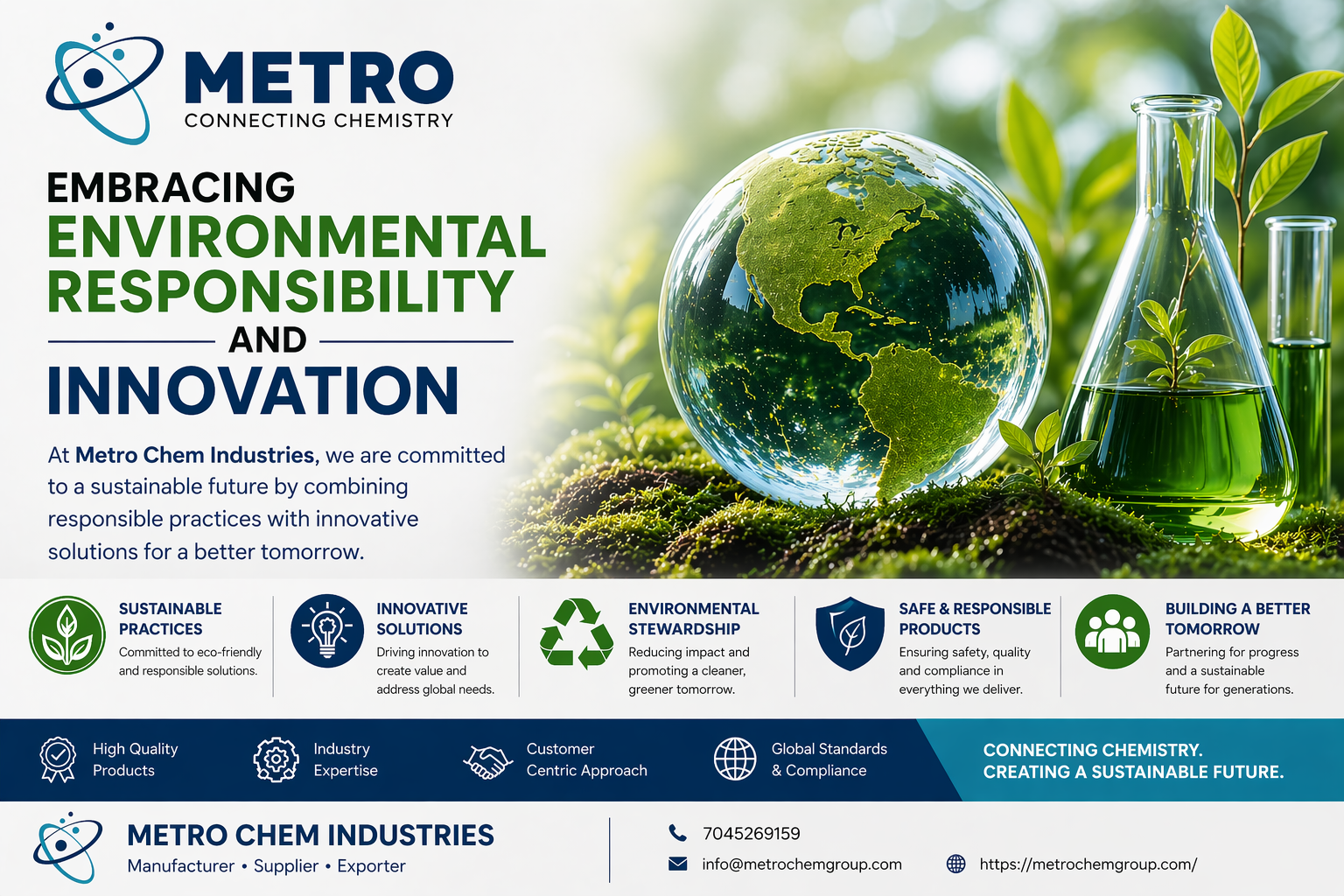 Embracing environmental responsibility and innovation Metro Chem Industries