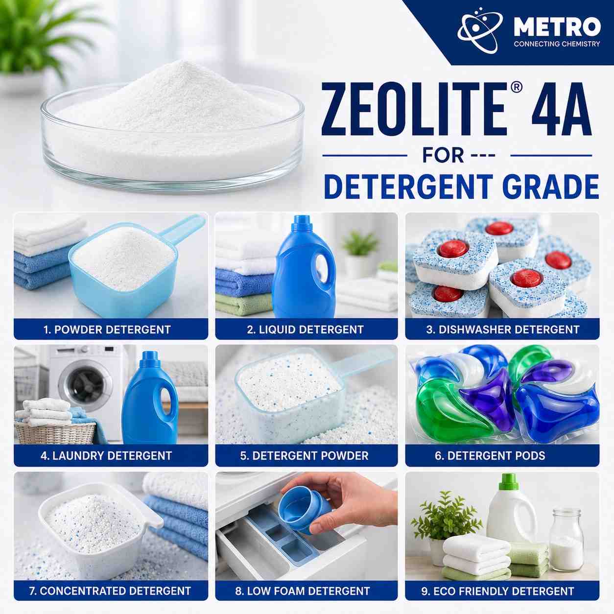 4a zeolite powder for detergent
