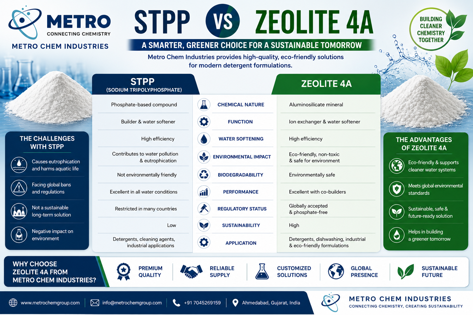 Zeolite 4A Is Replacing STPP in Modern Detergents